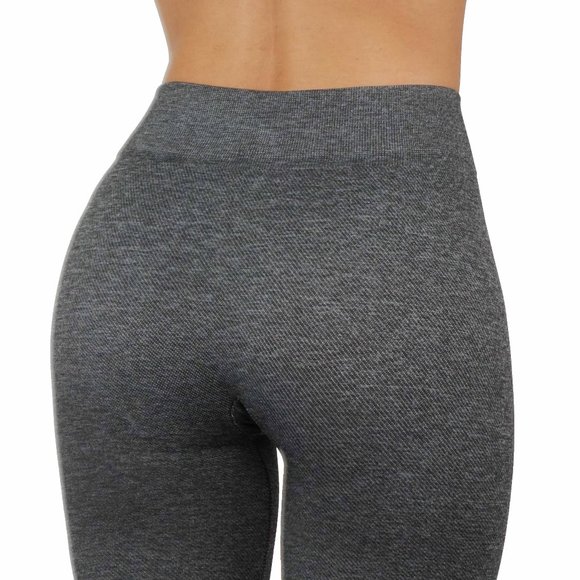 High quality Knit French Terry Seamless Leggings - Picture 5 of 6